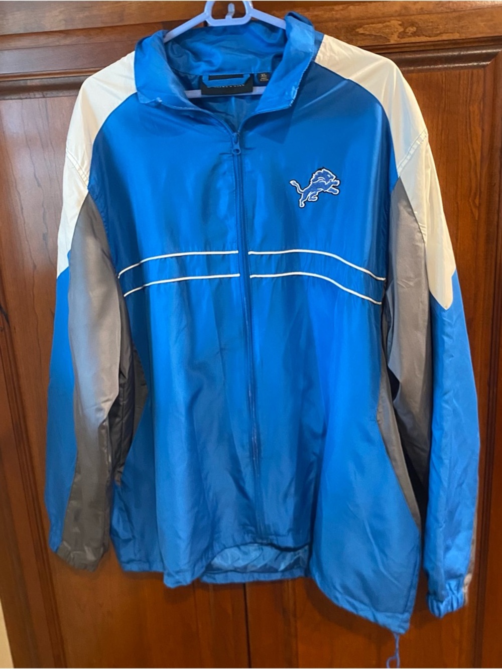 Reebok NFL Detroit Lions windbreaker jacket XL